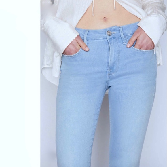 NEW Frame Denim Le Crop Mini Boot Jeans in Davenport Size 30 - Picture 11 of 14